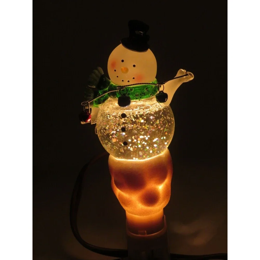 Vintage Seasons of Cannon Falls Lights in the Night Snowman Plug-In Night Light